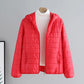 Lightweight Cotton-Padded Jacket For Women 2025 New Winter Cotton Coat Thin Loose Short Women Hooded Parkas Coat Women Outwear