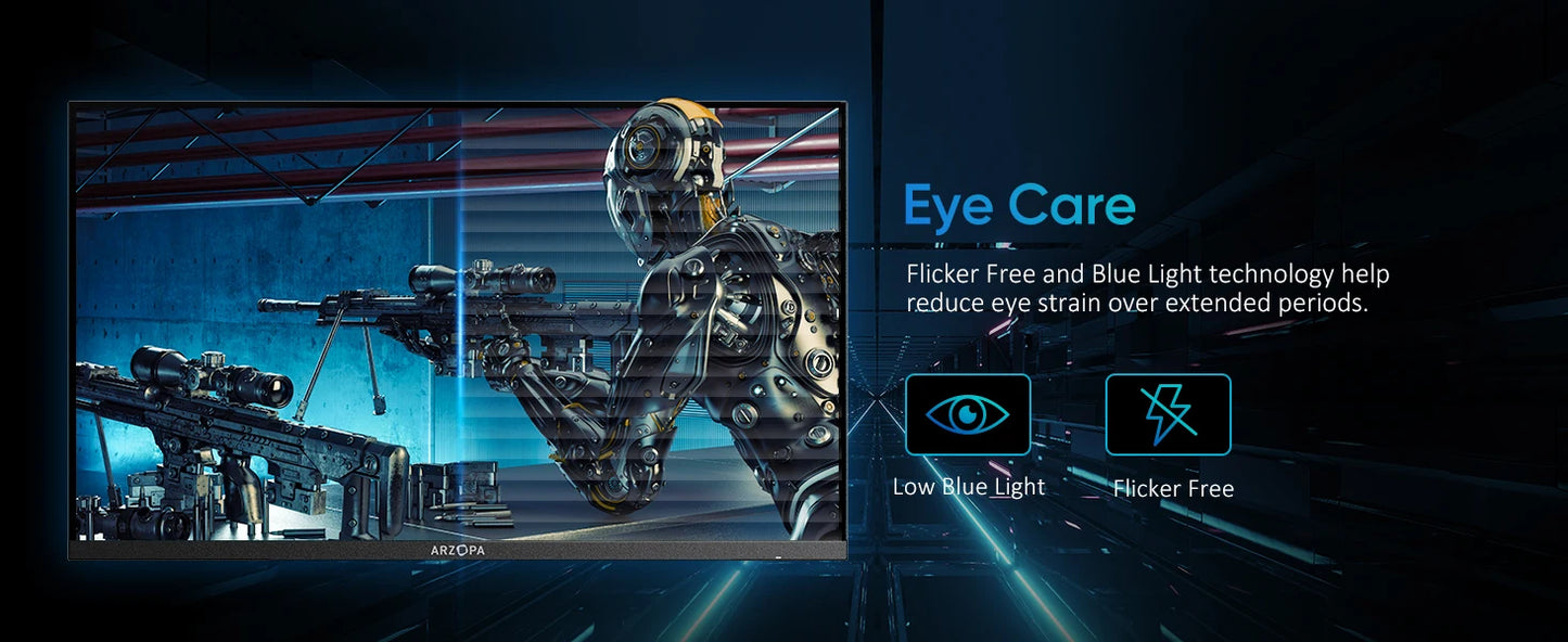 New ARZOPA 27inch 180Hz 2K FastIPS QHD PC Monitor 1ms FreeSync Gaming monitor,M1RC