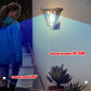 Solar Motion Sensor Light Outdoor LED Waterproof Lawn Street Garden Villa Porch Wall Mounted and Plug-in Dual-Purpose Camping