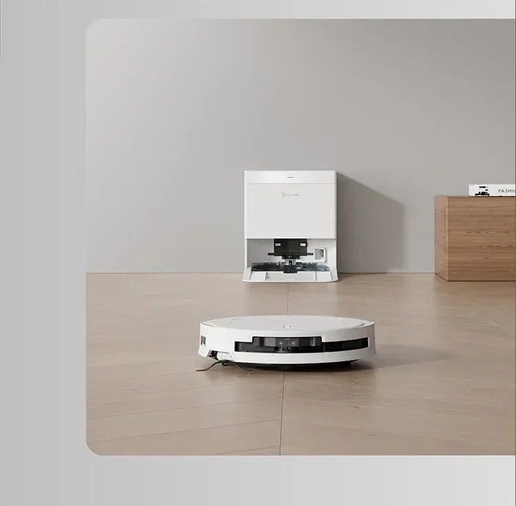 Original Ecovacs Deebot T50 PRO Vacuum Cleaner Robot Chinese Version 15800Pa Hair Zero-tangle Stepless 70°C Hot Water