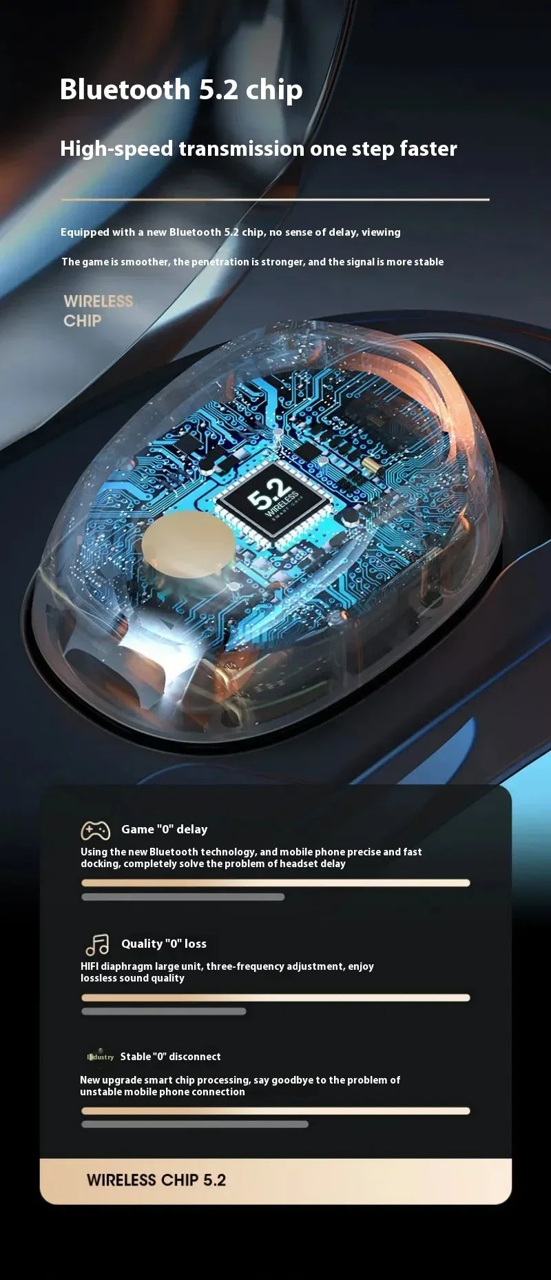 Xiaomi M22 Wireless Bluetooth Original TWS Earphones Noise Reduction Waterproof Stereo Display Sports Earphones with Microphone