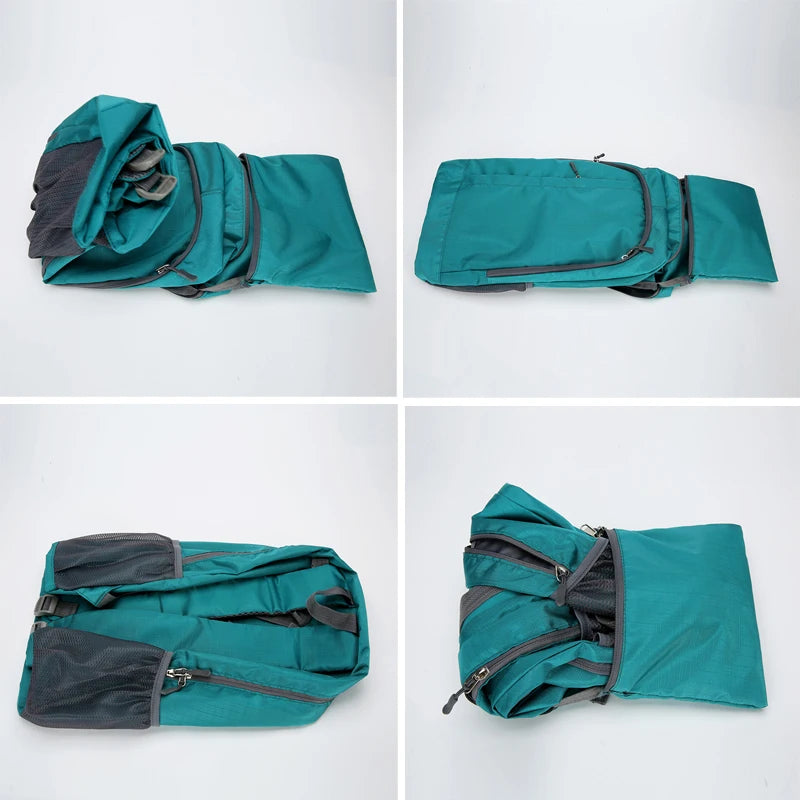 Lightweight storage backpack, outdoor sports backpack, foldable backpack, men's and women's leisure travel backpack