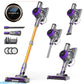 YISORA Cordless Vacuum Cleaner, 30Kpa 55Mins Running Time Wireless Vacuum Cleaner with Touchscreen for Pet Hair, Carpet