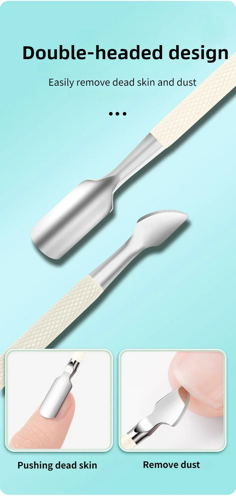 ‌Cuticle Scissors Stainless Steel Sharp Blade Durable Rust Free Nail Care Tool‌