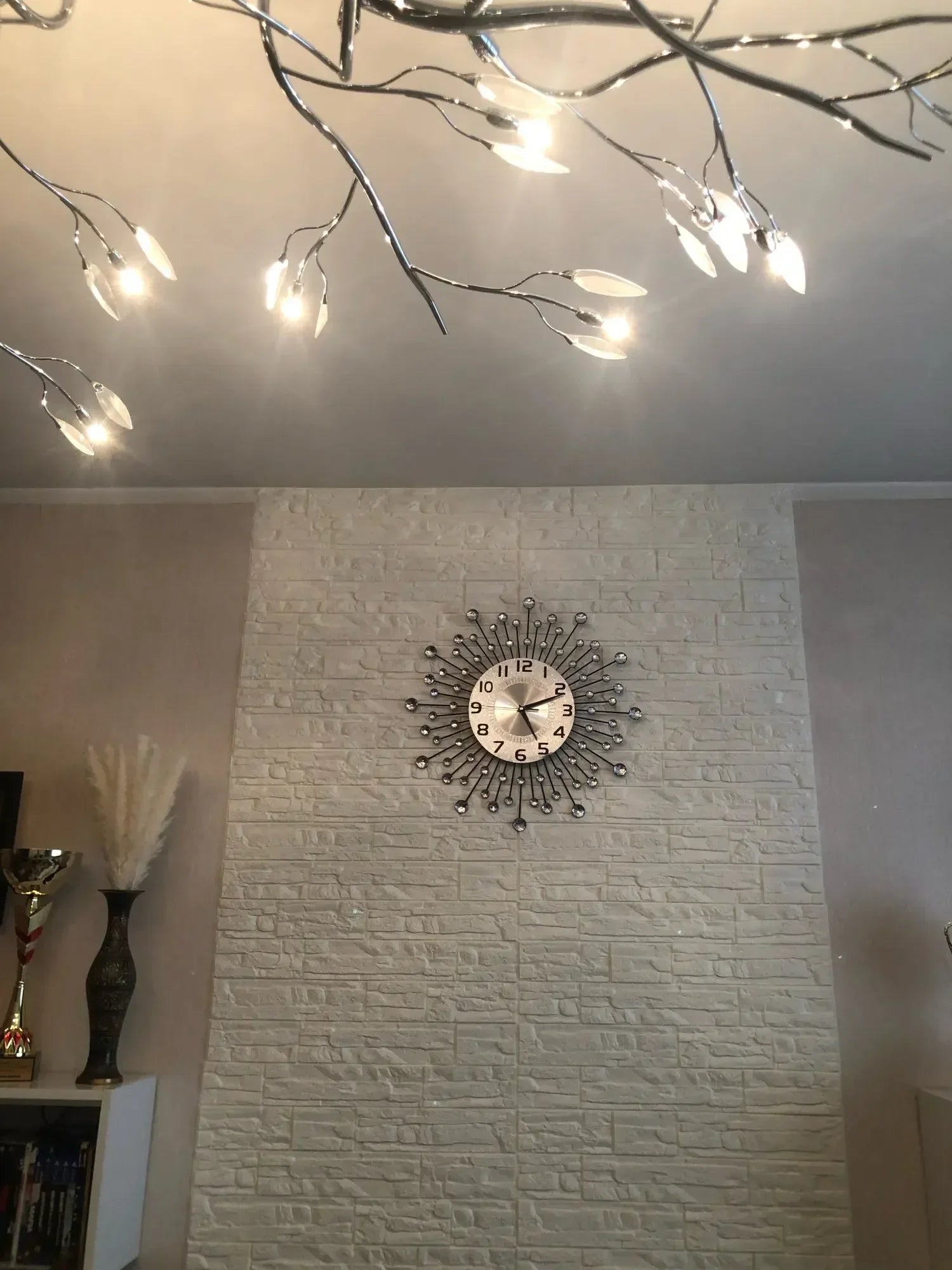 6pcs 3D Foam Wall Panels Self-Adhesive Sticker Waterproof Wallpaper Home Living Room Decor Bathroom Kitchen Decoration Wallpaper