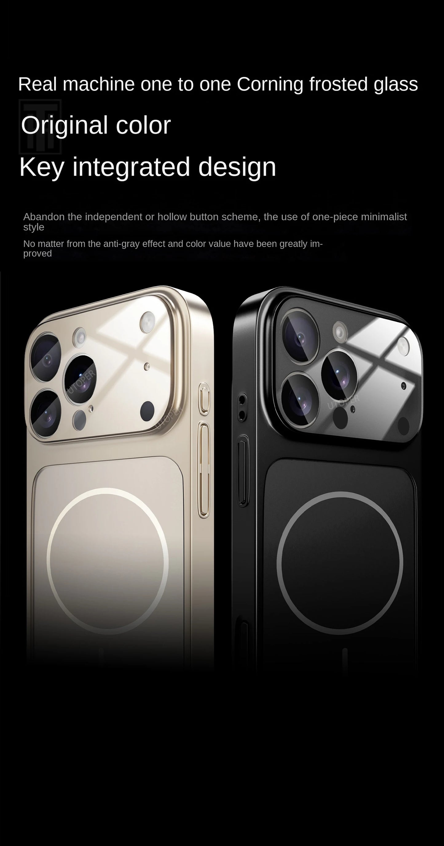 Luxury Large Frame Glass Lens Protect New Phone Case for iPhone 17 Air 16 15 14 13 Pro Max 17 Pro Magsafe Magnetic PC Hard Cover