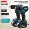 100%Original Makita DDF487 Cordless Driver Drill Brushless Electric Impact Screwdriver Rechargeable Power Tool 18V With battery