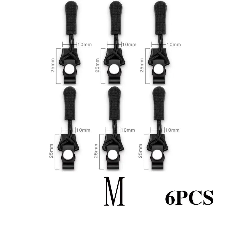Universal Zipper Repair Kit Instant Fix Replacement Zipper Teeth Slider Puller for Jackets Bags Coats Clothing Accessories