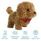2026 New Cute Plush Robot Puppy Interactive Walking Simulated Puppy Barking Tail Wagging Puppy Plush Toy Chilren without Battery