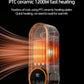 PTC Ceramic Space Heater E68/E68S Desktop Fan Heater 1200W With LED Display Touch/Remote Control Tip-Over Overheat Protection