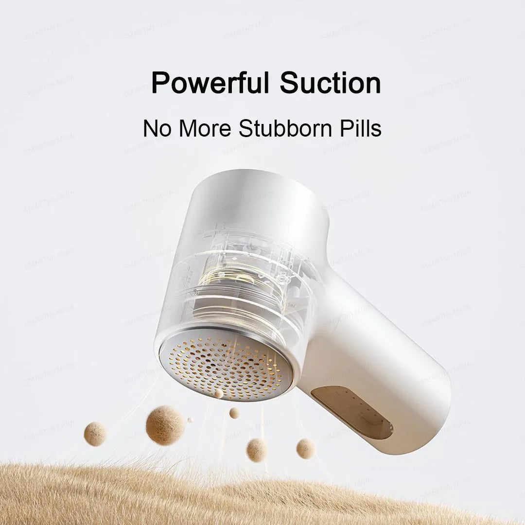 XIAOMI MIJIA Lint Remover 2nd,180min Battery,Fabric Shaver Clothes,6-Blade Strong Suction,USB Rechargeable,Fluff Pellet Removers