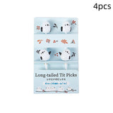 Fruit Fork Cartoon Kids Cake Fruit Toothpick Mini Animal Fork Food Grade Plastic Bento Lunch Bento Accessories Party Decor