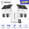 ANNKE 4MP Scalable Wireless Security Camera System 4CH 5MP Wireless Homebase NVR IP65 4MP PIR Two-way Audio Solar PT Camera