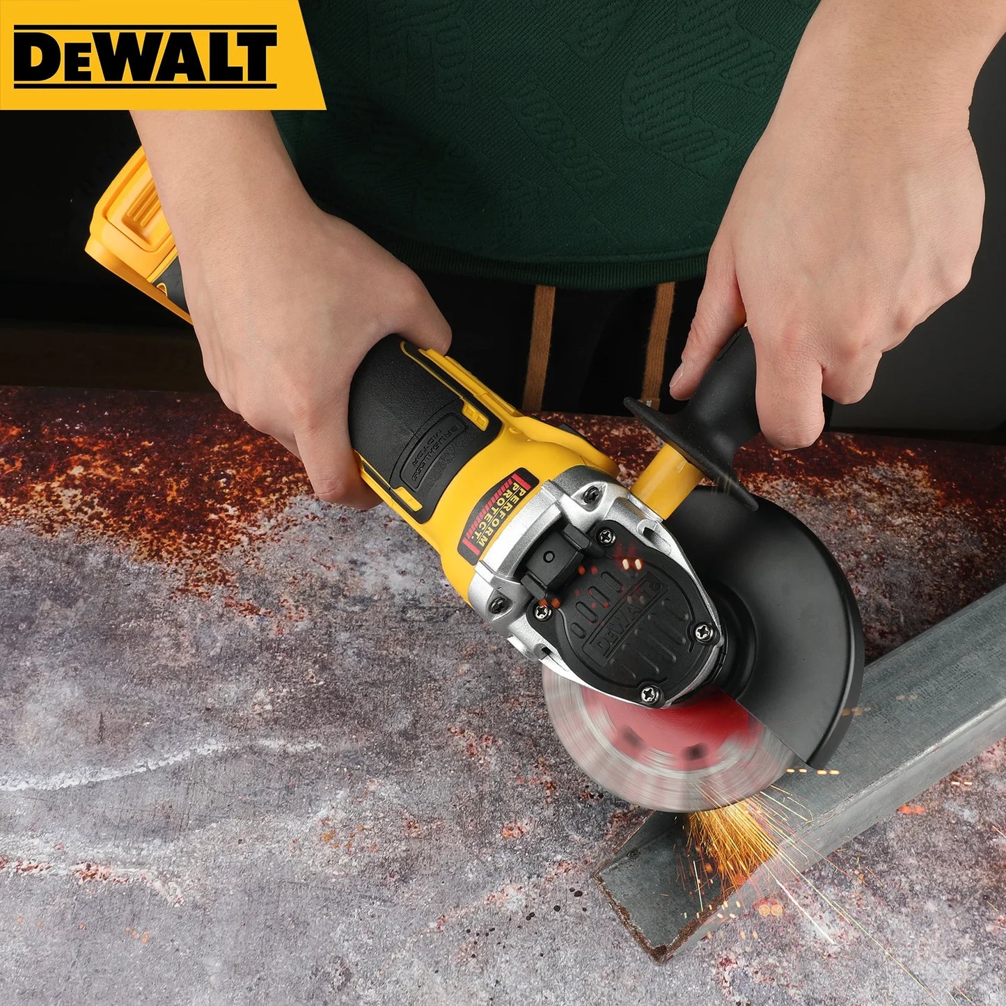 Dewalt DCG405NT 125MM amoladora angular sin escobillas inalámbrica 9000RPM máquina cortadora pulidora para baterías de litio