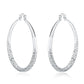 Charms 3CM circle hoop Earrings for Women fashion Pretty wedding party Jewelry Holiday gifts