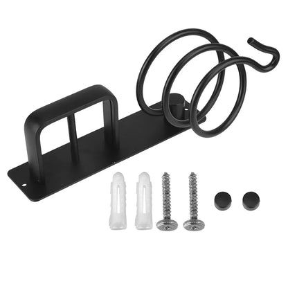Hair Dryer Holder Rack Organizer Hair Straightener Holder Storage Rack Bathroom Shelf Storage Accessories Wall Mounted