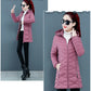 New Women Cotton Coat Autumn Winter Jacket Coat Middle-Aged Elderly Mothers Padded Hooded Keep Warm Down Cotton Overcoat Parkers