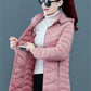 New Women Cotton Coat Autumn Winter Jacket Coat Middle-Aged Elderly Mothers Padded Hooded Keep Warm Down Cotton Overcoat Parkers