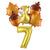 6Pcs Autumn Forest Animals Kids Birthday Party Decoration Squirrel Pine Cone Foil Balloon With 0-9 Number Ball Thanksgiving Gift