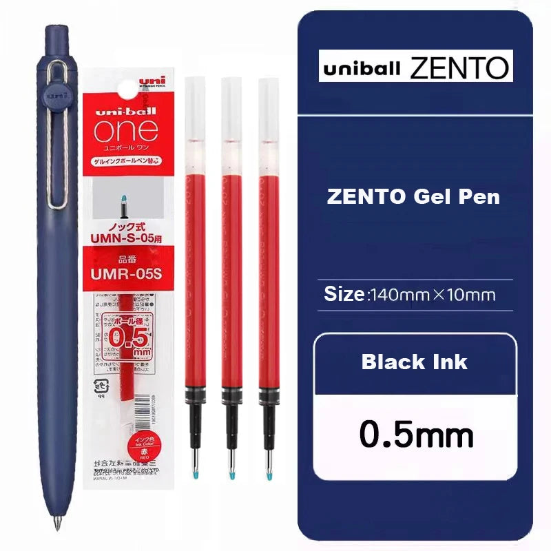 Japan Uni/Mitsubishi Uniball ZENTO series Gel Pen,Small Core 2nd 0.38/0.5mm Business Office Signing stylo back to school station