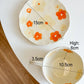 1Pcs Creative Ceramic Hand-painted Coffee Cups and Saucers Cute Home Breakfast Cups Dessert Dish Afternoon Tea Cup Drinkware