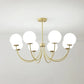Modern luxury chandeliers E27 Bulb glass ball chandelier minimalism suspension design Living Room kitchen island pendant light