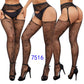 Women Sexy Suspender Stockings Open Crotch Pantyhose Fishnet Tights Hot Fashion Night Party Mesh Net Leggings Garters Hosiery