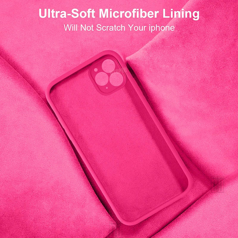 New 17 Series Official Silicone Soft Case for iPhone 17 Air 16 15 14 13 12 11 Pro Max Plus Solid Color Protect Shockproof Cover