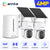 ANNKE 4MP Scalable Wireless Security Camera System 4CH 5MP Wireless Homebase NVR IP65 4MP PIR Two-way Audio Solar PT Camera