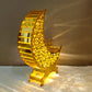 Ramadan Kareem LED candle Acrylic Mirror Moon Castle LED Night Light  Eid Mubarak Al-Fitr Tabletop Ornament DIY Party Gifts