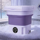8L Portable Folding Washing Machine Compact Travel Clothes Socks Underwear Cleaner Washer for Home Camping Camping Trips