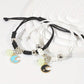 2PC Fashion Luminous Beads Star Couple Bracelet for Women Men Charm Cat Flower Heart Moon Love Matching Friend Bracelet Jewelry