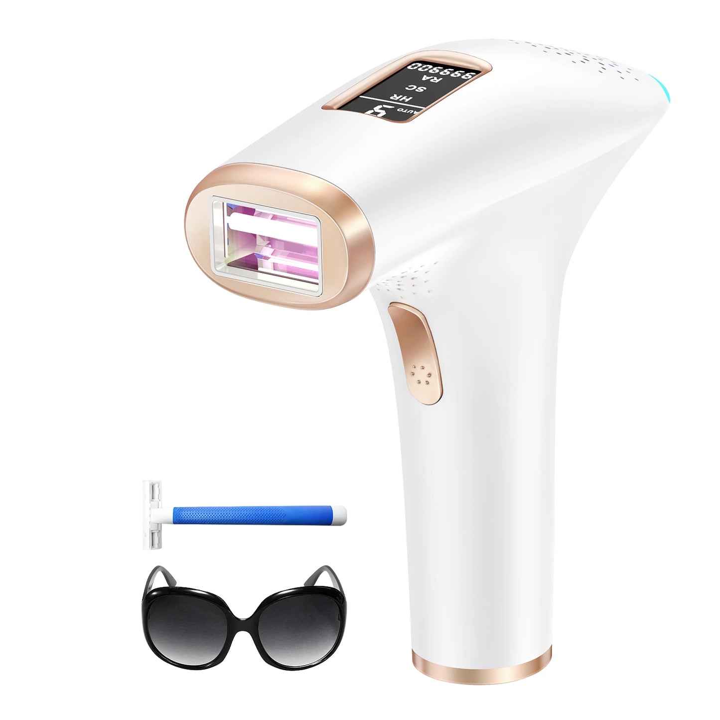 3-in-1 Laser Epilator 999900 Flash Painless IPL Hair Removal for Women Bikini Legs Arms Laser Hair Remover Permanent Depilato