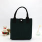 New Knitted Large Capacity Simple Stylish Handbag Customizable Personality Weave Bag Commuter Friendly Birdseye Pattern