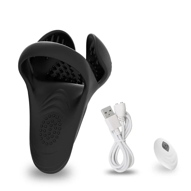 Vibrating Cock Penis Ring Testicle Massager Perineum Scrotum Stimulator Prostate Vibrator Delay EjaculationSex Toys for Men