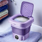 8L Portable Folding Washing Machine Compact Travel Clothes Socks Underwear Cleaner Washer for Home Camping Camping Trips