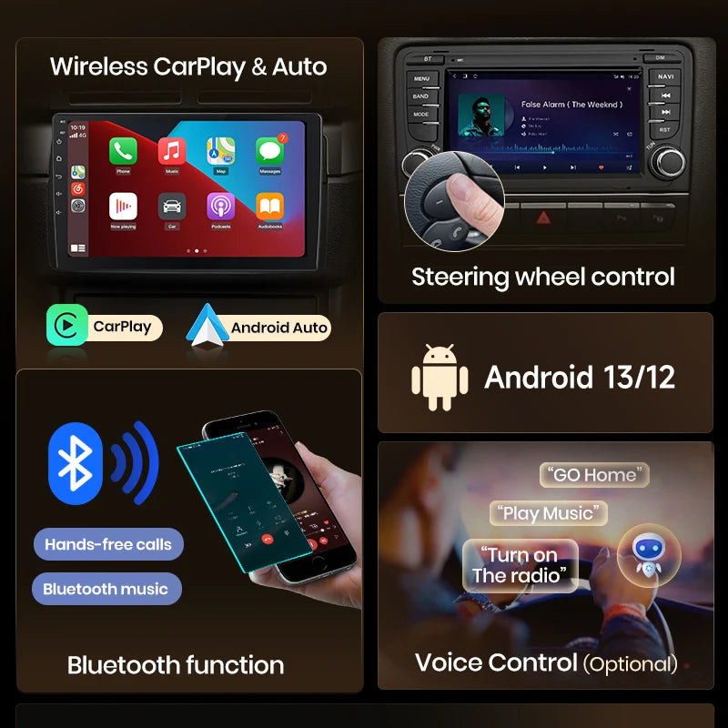 Junsun V1 Plus Car Radio For VW Volkswagen Touareg 2004 - 2011 Transporter wireless CarPlay Android Auto No 2 din 2din DVD