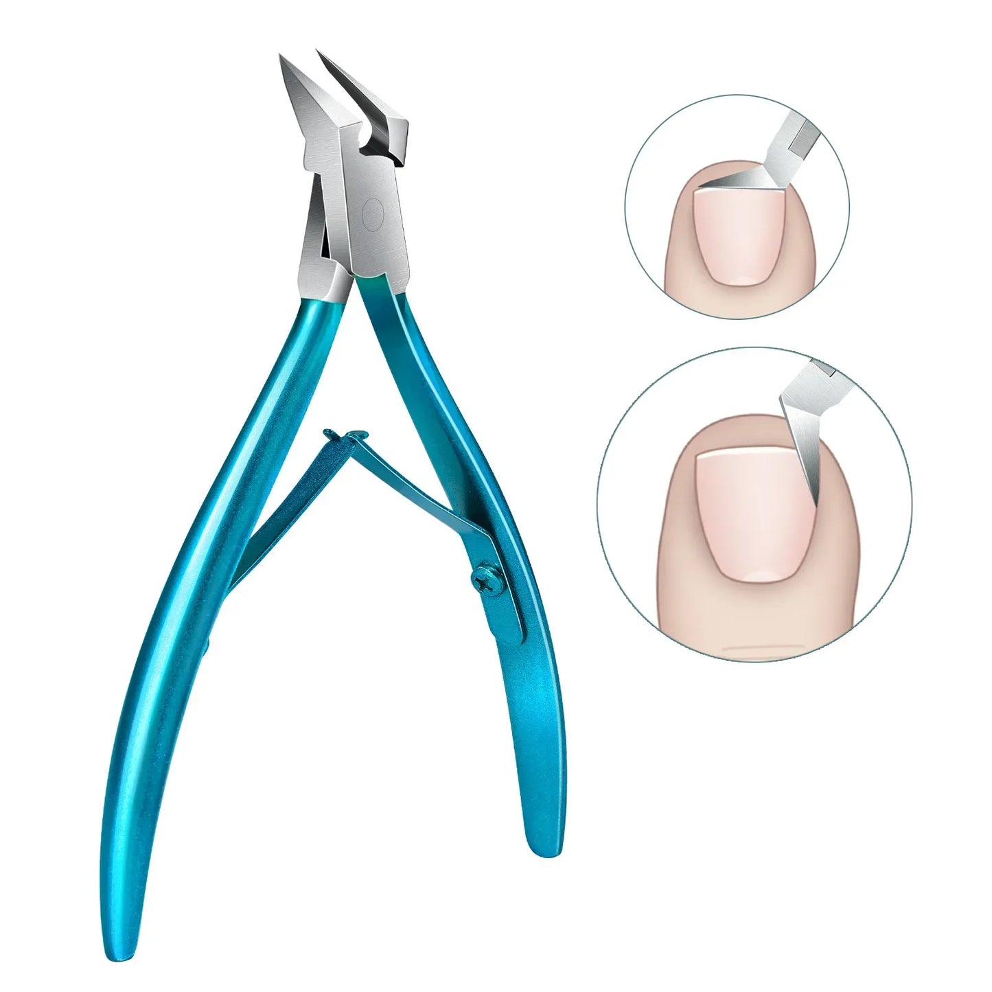 ‌Cuticle Scissors Stainless Steel Sharp Blade Durable Rust Free Nail Care Tool‌
