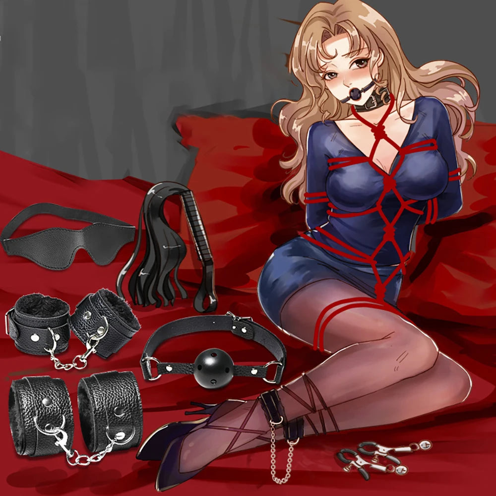 Vibrators sexy toys for women couples adult 18 Handcuffs erotic accessories bondage gear Mask anal plug penis ring dildo sex kit