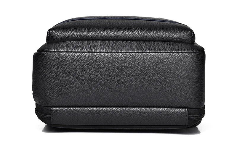 Executive Backpack Men PU Leather USB Charging Satchel Briefcase Office Travel Laptop Office Business Shoulder Back Pack Male