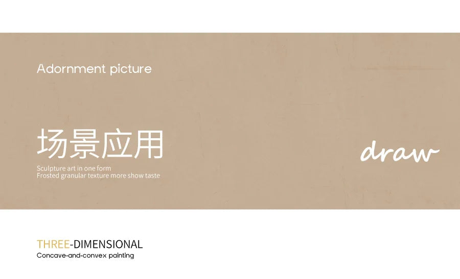 Jiasijia 2024 vase hydroponic decorative painting cream wind porch physical three-dimensional decorative