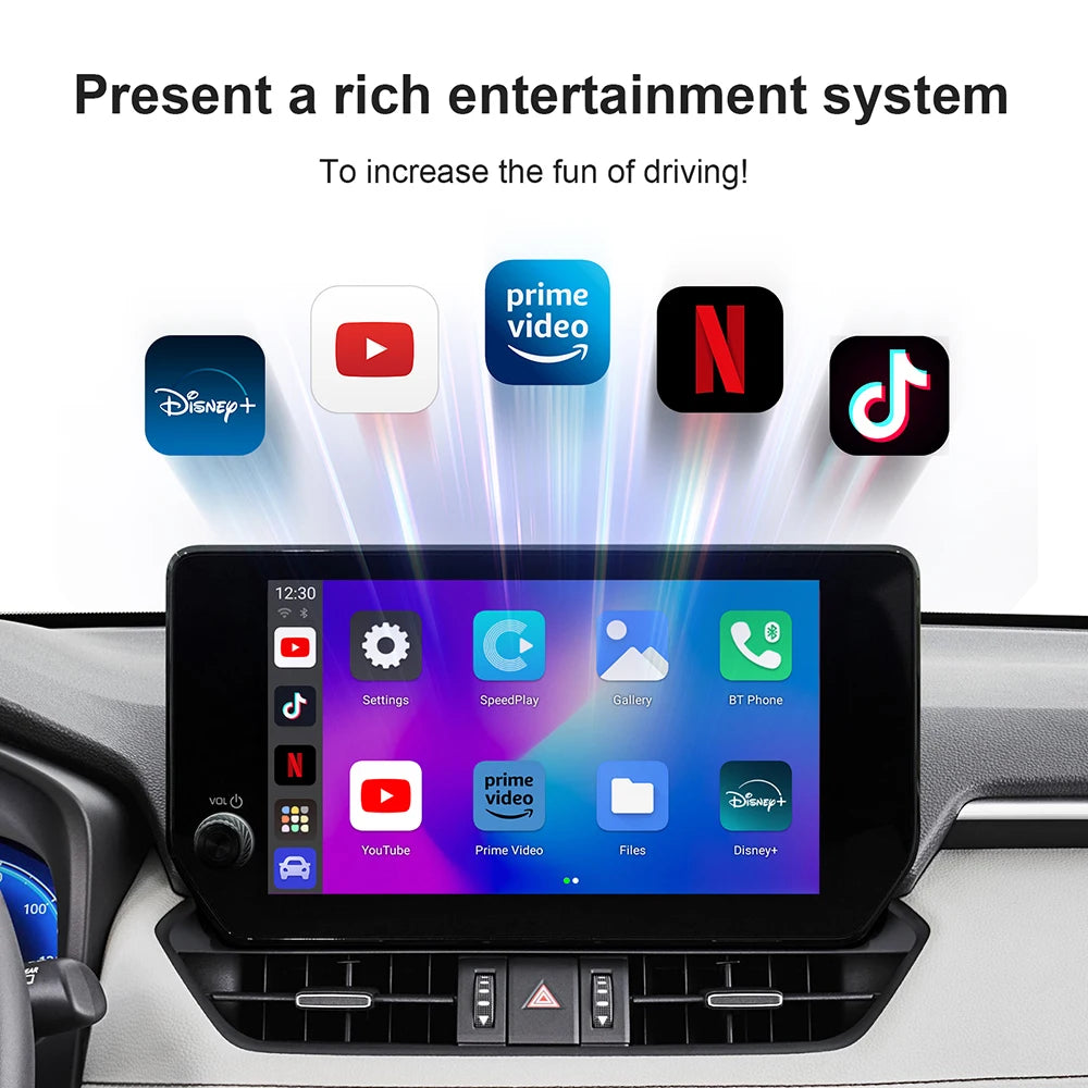 Android 13 TV Box Smart CarPlay Ai Box Wifi Wireless Android Auto Built-in Play Store For YouTube Netflix OEM CarPlay Cars