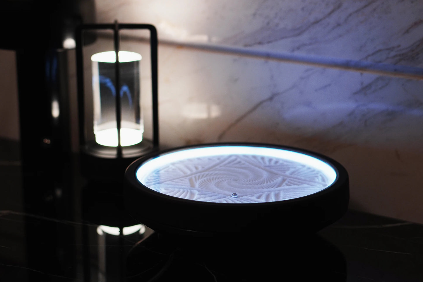 Automatic DIY sand painting robot ornament with customizable patterns, automatic sand art table