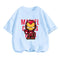 Superhero Iron Man Tshirt Kids 3 -14 Years Old Boys Clothes Top Tees The Avengers Baby Clothes Girls  T-shirts Teen Clothes