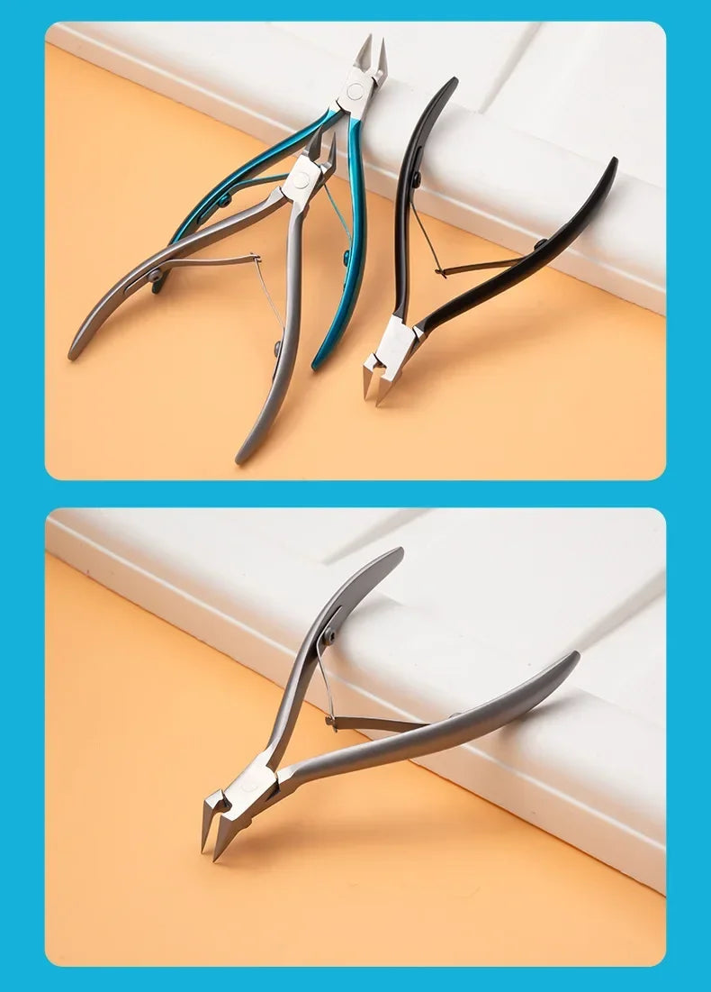 ‌Cuticle Scissors Stainless Steel Sharp Blade Durable Rust Free Nail Care Tool‌