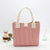 New Knitted Large Capacity Simple Stylish Handbag Customizable Personality Weave Bag Commuter Friendly Birdseye Pattern
