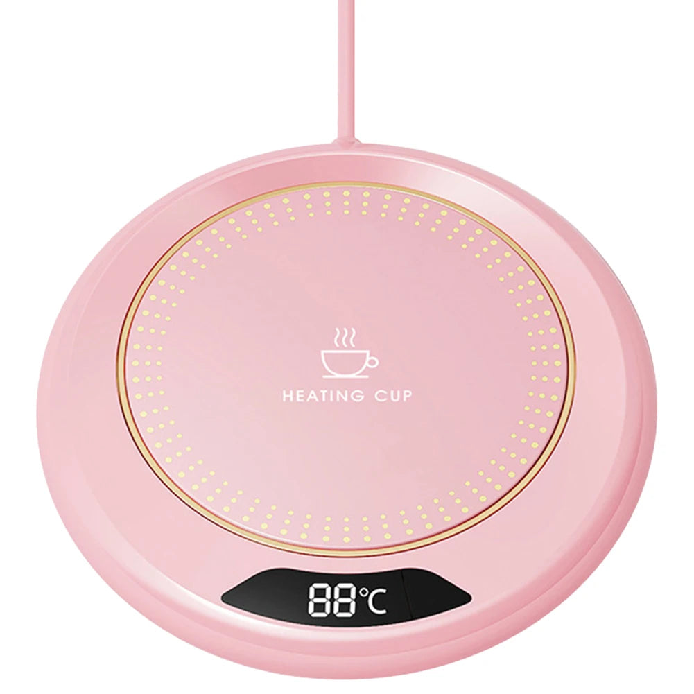 Coffee Mug Warmer 3 Temperature Setting Electric Cup Heater USB Constant Cup Warmer Tea Water Milk Heating Coasters Pad for Home