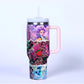 K-pop Demon Hunters Themed Custom Print Insulated Straw Cup