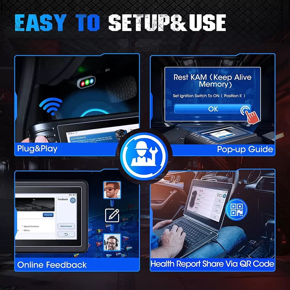 TOPDON Artidiag800 BT 2 Automotive Car Diagnostic Tool Full System OBD2 Scanner 2 Year Free Update Scan Tool VCI Repair Tool