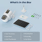 8MP 4K AOV Solar Camera Wifi 7/24 Recording Wireless Outdoor Surveillance Camera Dual Lens 365 Days Standby Home Security ICSEE